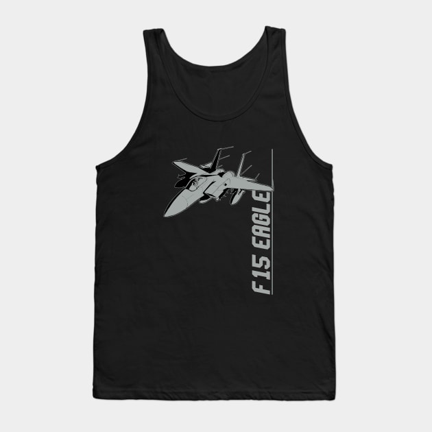 F-15 Eagle Jet Fighters Tank Top by Jose Luiz Filho